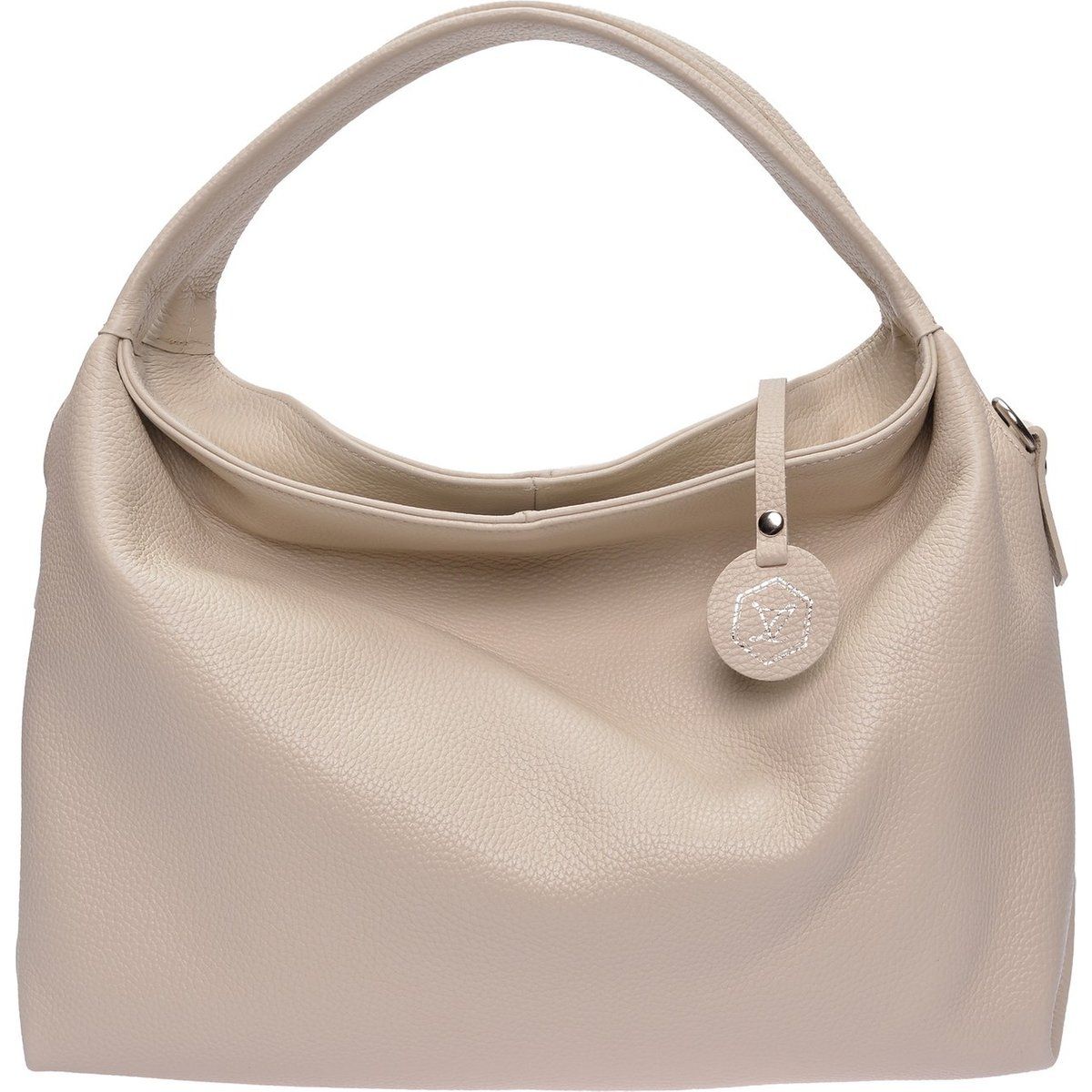 Hobo-Tasche aus weichem Narbenleder