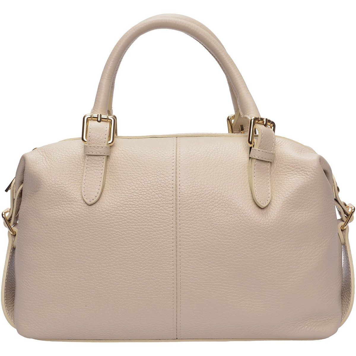 Elegante Henkeltasche aus Narbenleder