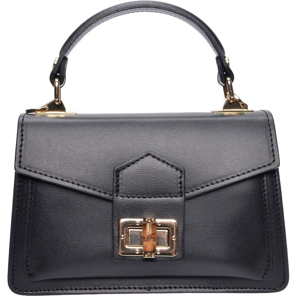Elegante strukturierte Henkeltasche