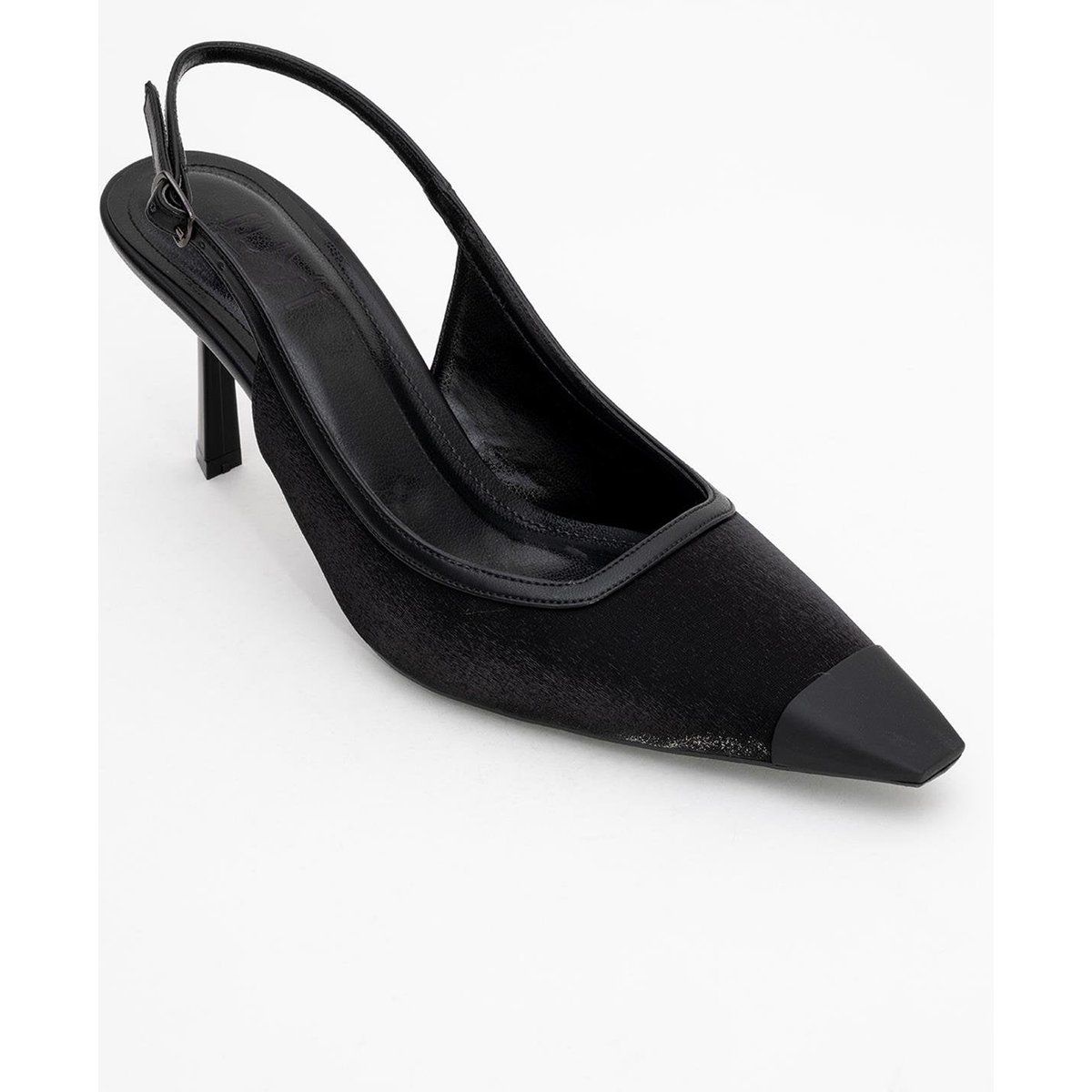 Elegante Satin Slingback-Pumps