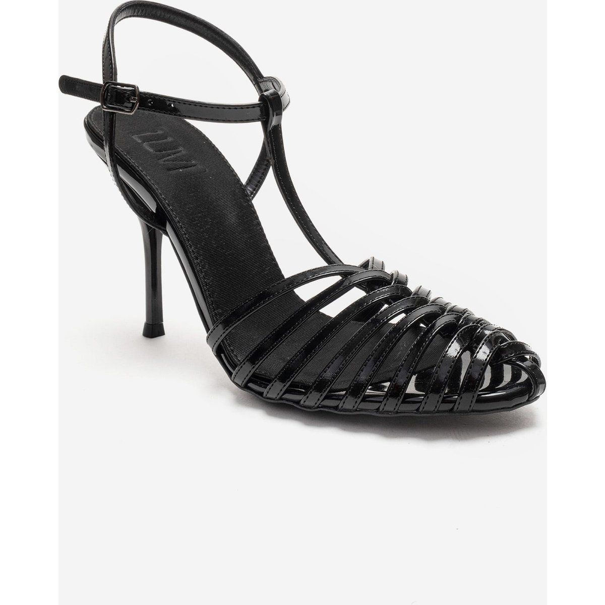 Riemchen T-Steg Stiletto Pumps