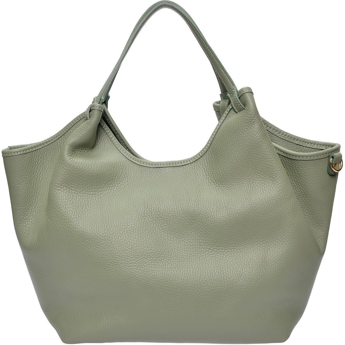 Hobo-Tasche aus weichem Narbenleder