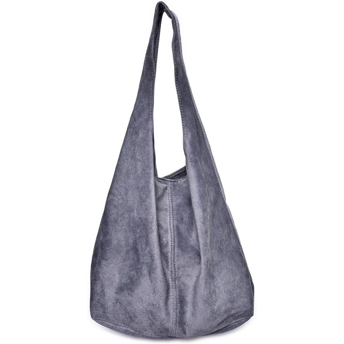 Minimalistische Hobo-Tasche aus Wildleder