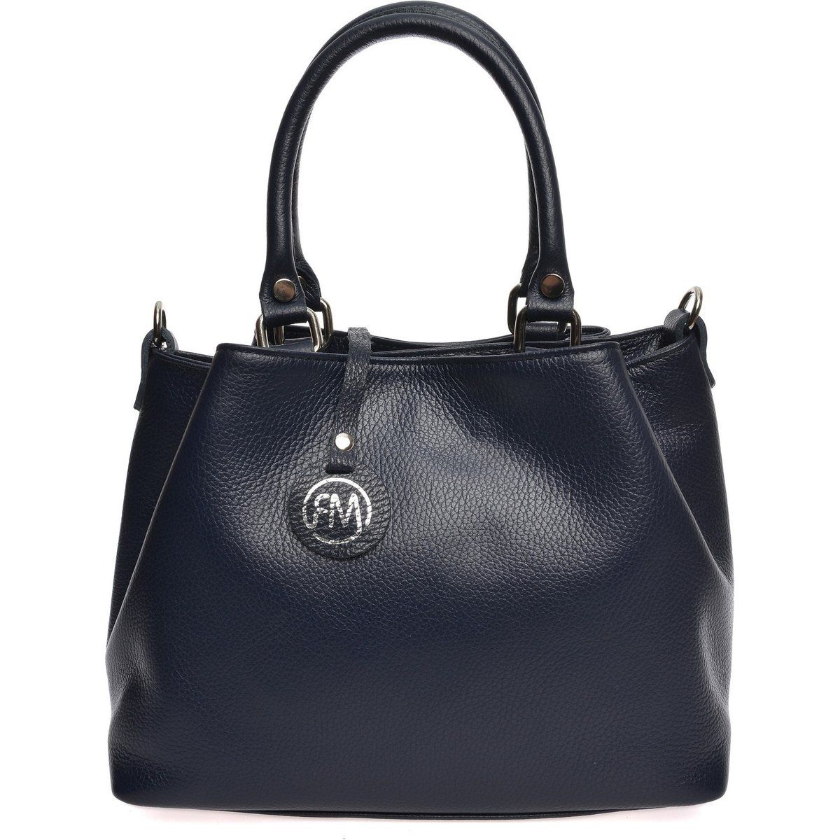 Elegante Handtasche aus Narbenleder