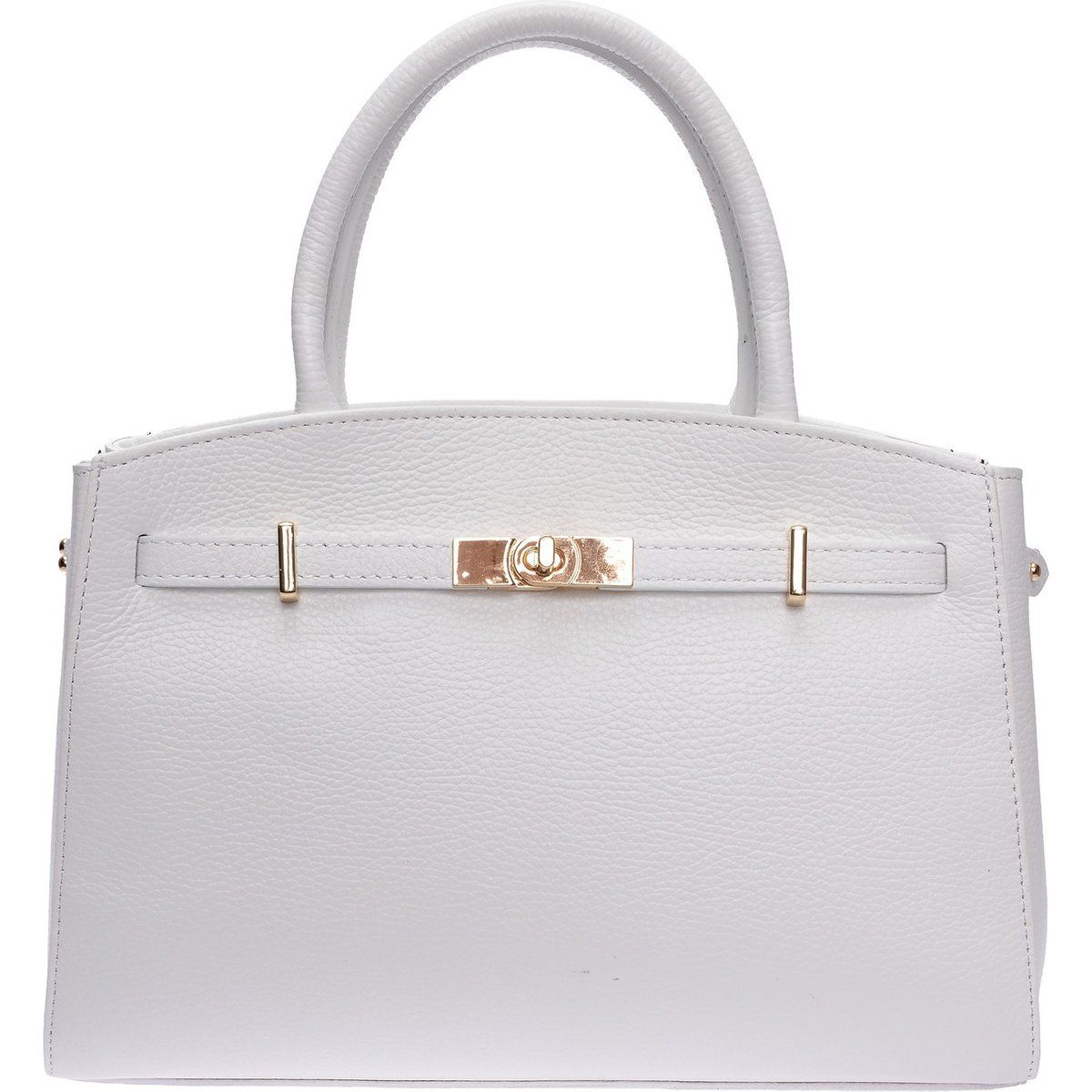 Elegante Strukturierte Lederhandtasche