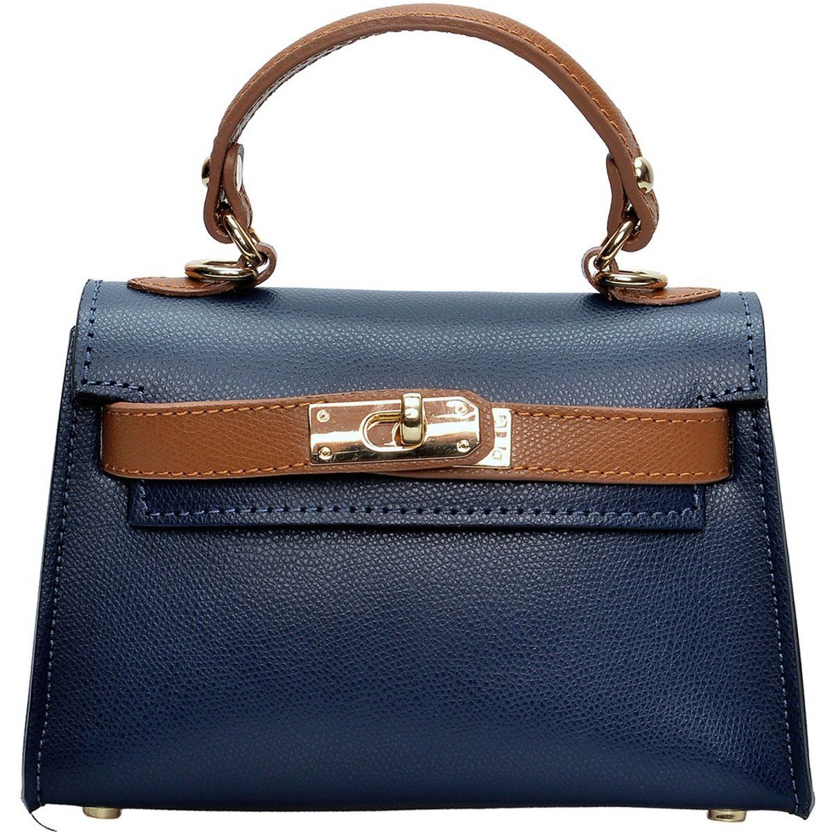 Elegante strukturierte Henkeltasche