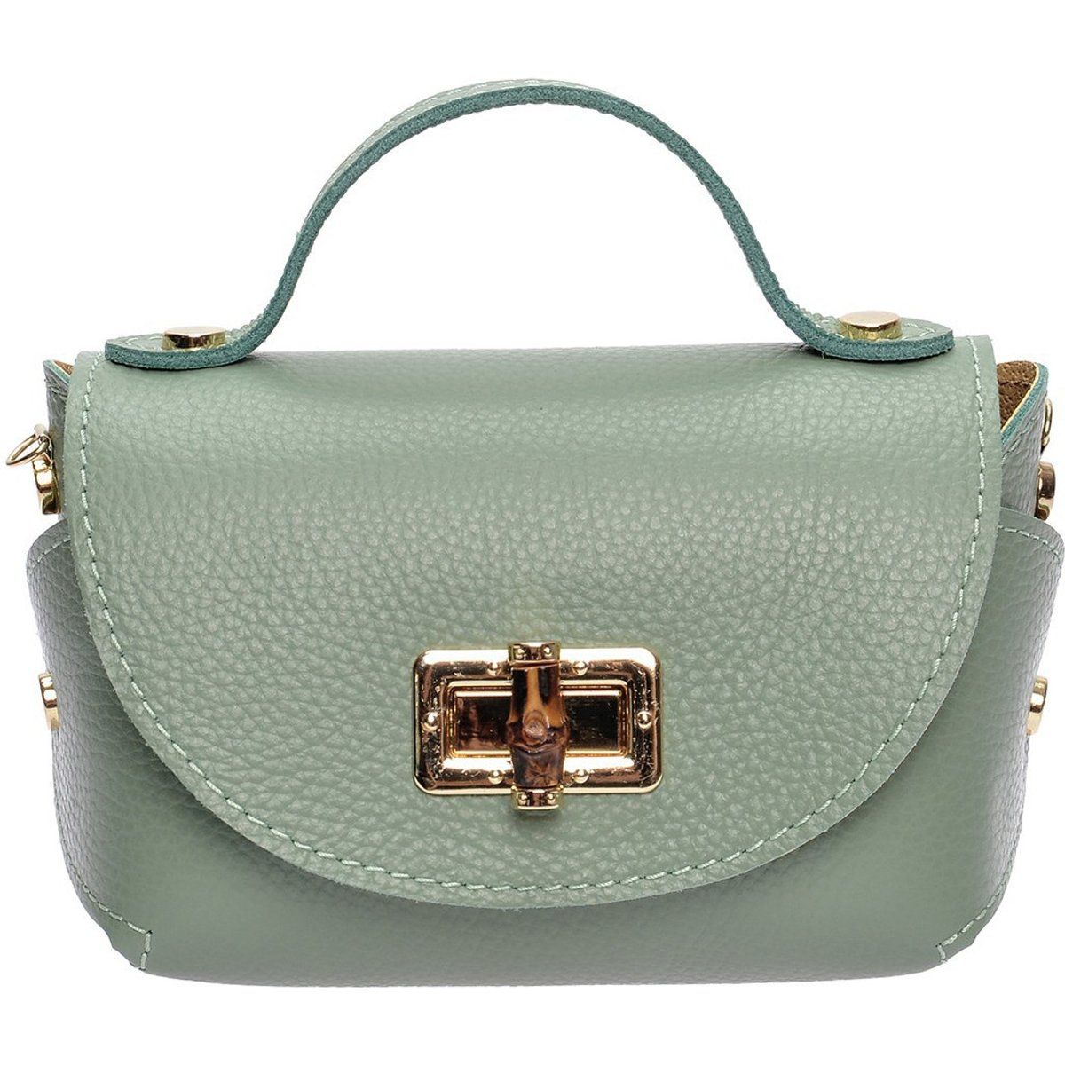 Elegante Mini-Tasche aus strukturiertem Leder