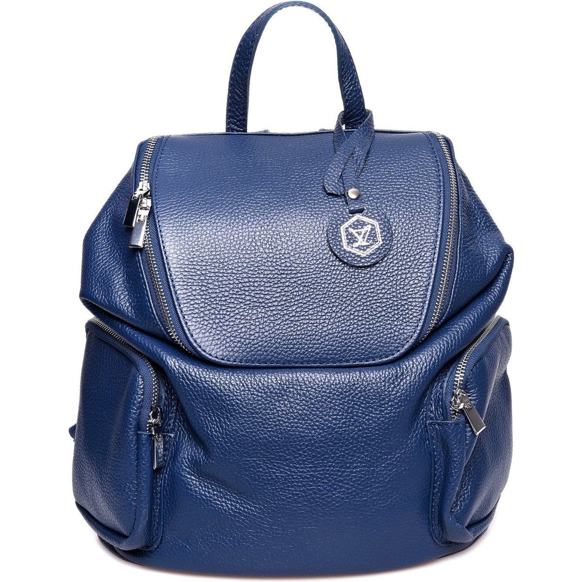 Rucksack aus genarbtem Leder
