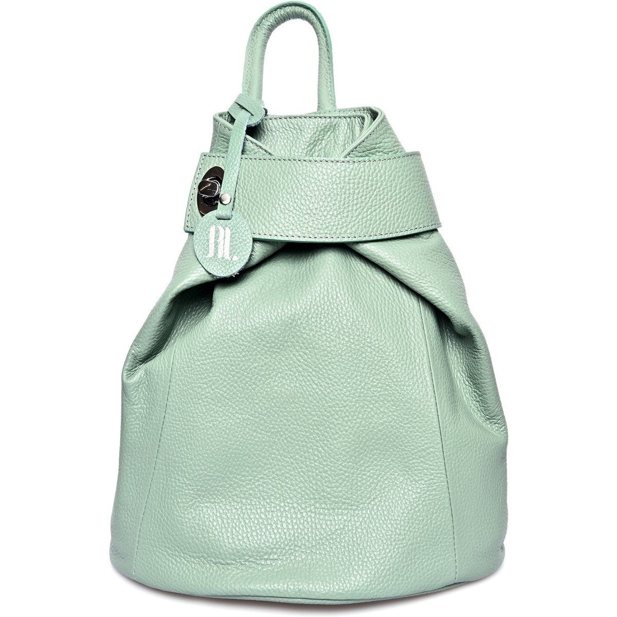 Rucksack aus weichem Narbenleder