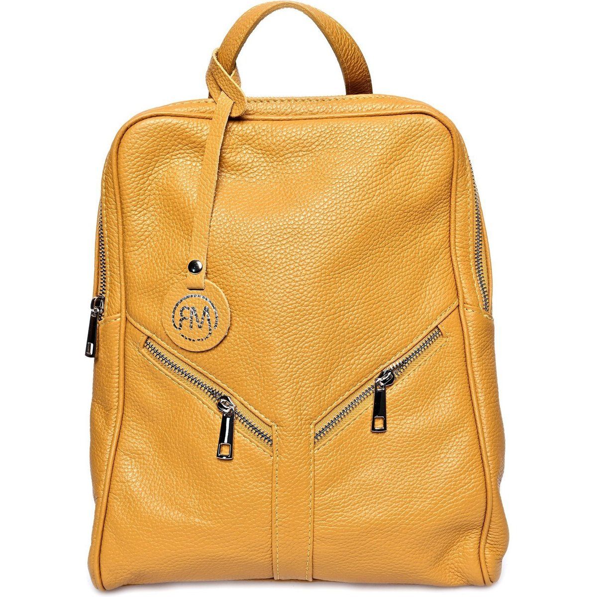 Minimalistischer Leder-Alltagsrucksack
