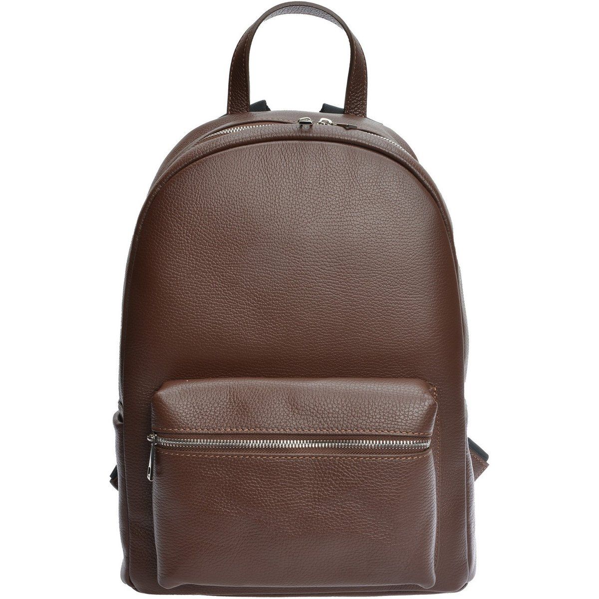 Klassischer Rucksack aus genarbtem Leder