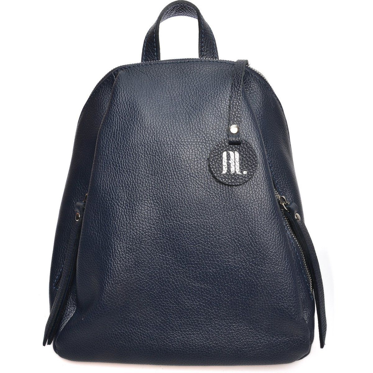 Minimalistischer Rucksack aus genarbtem Leder