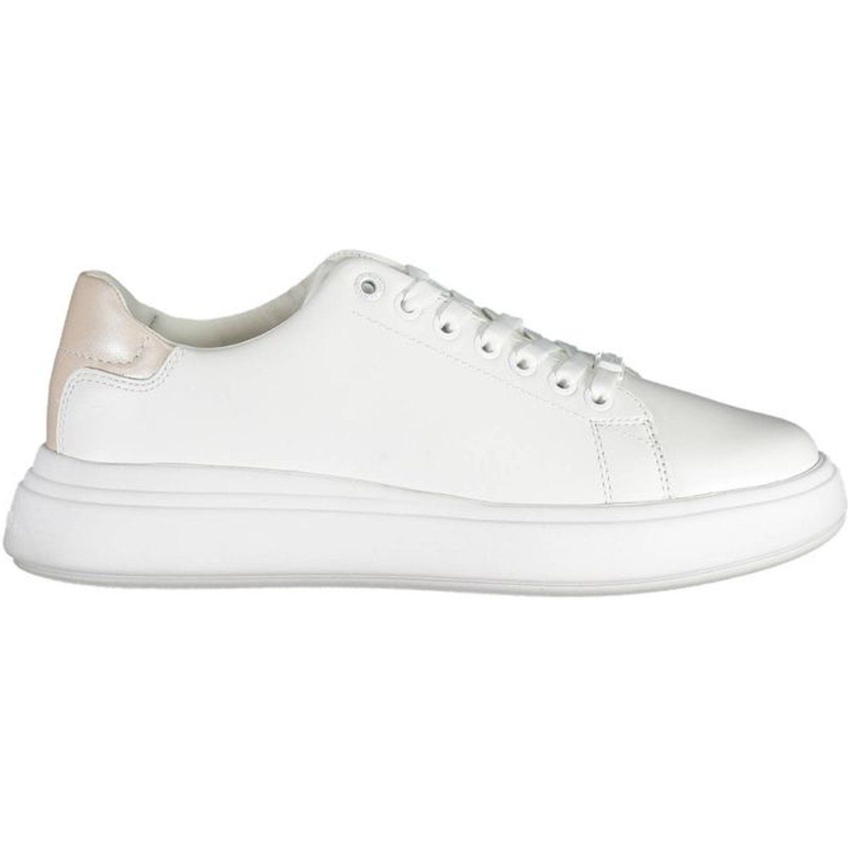 Minimalistische Leder-Plateau-Sneaker