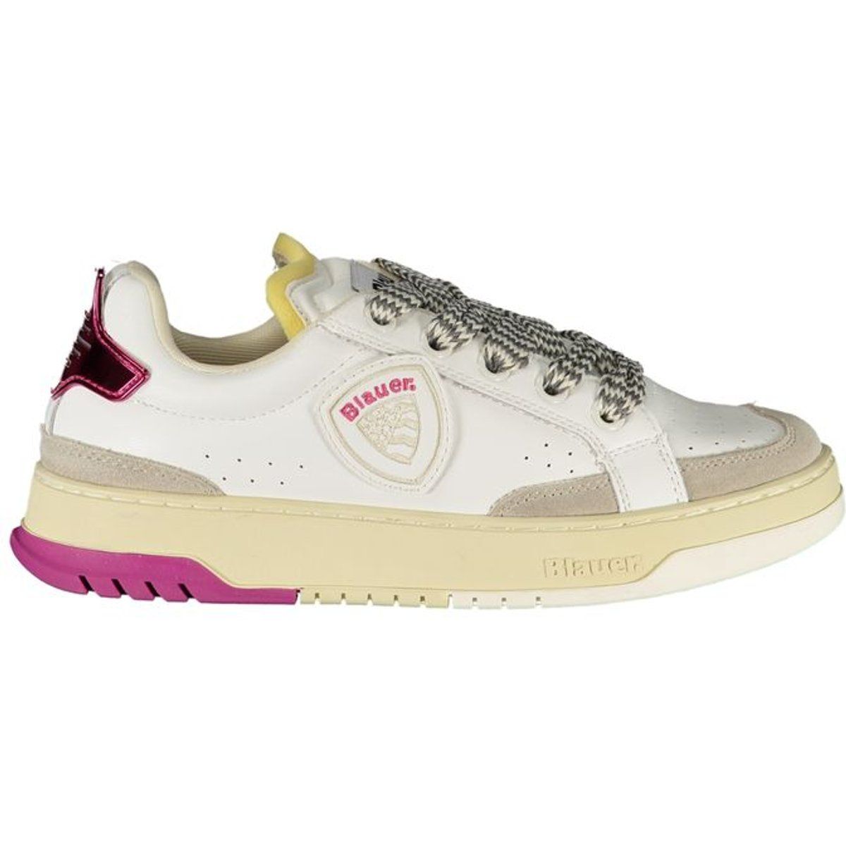 Plateau-Sneaker mit Kontrast-Details