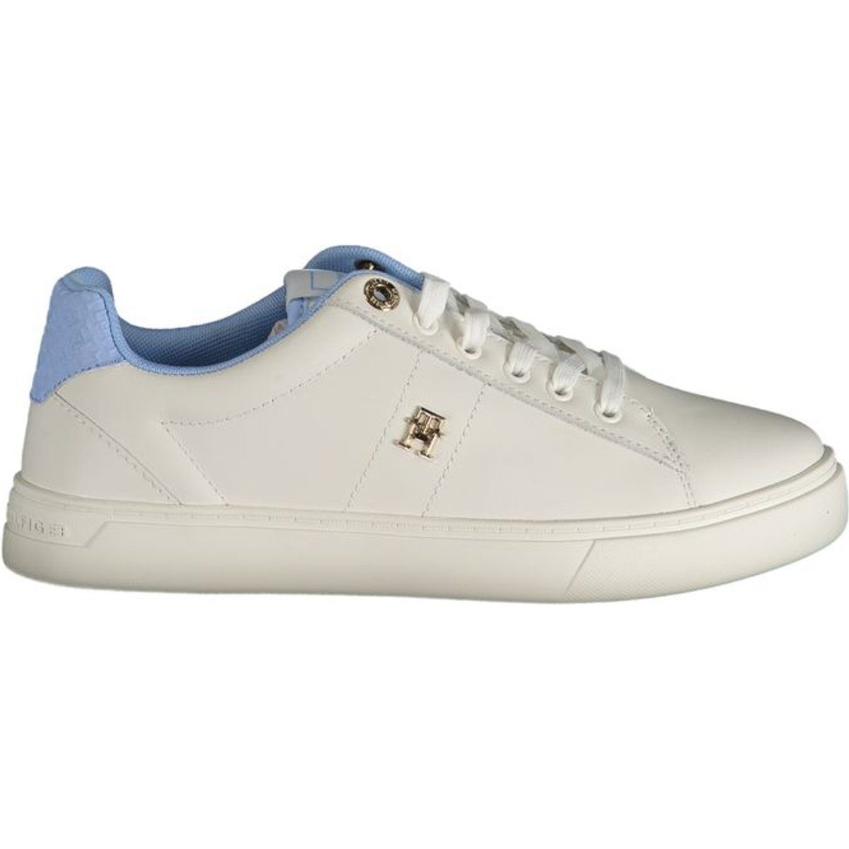 Elegante Low-Top-Sneaker mit Gold-Details