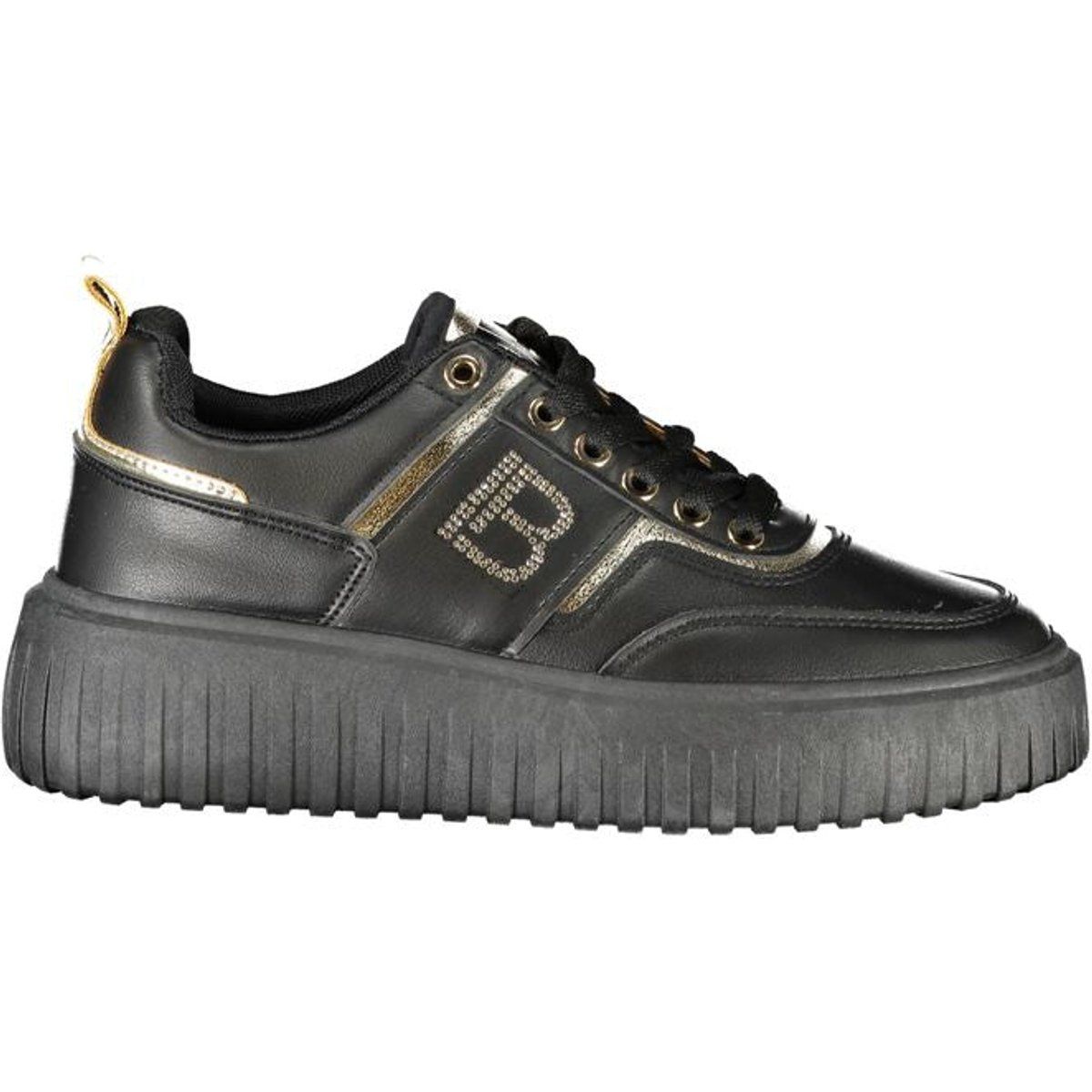 Plateausneaker mit Logo-Verzierung
