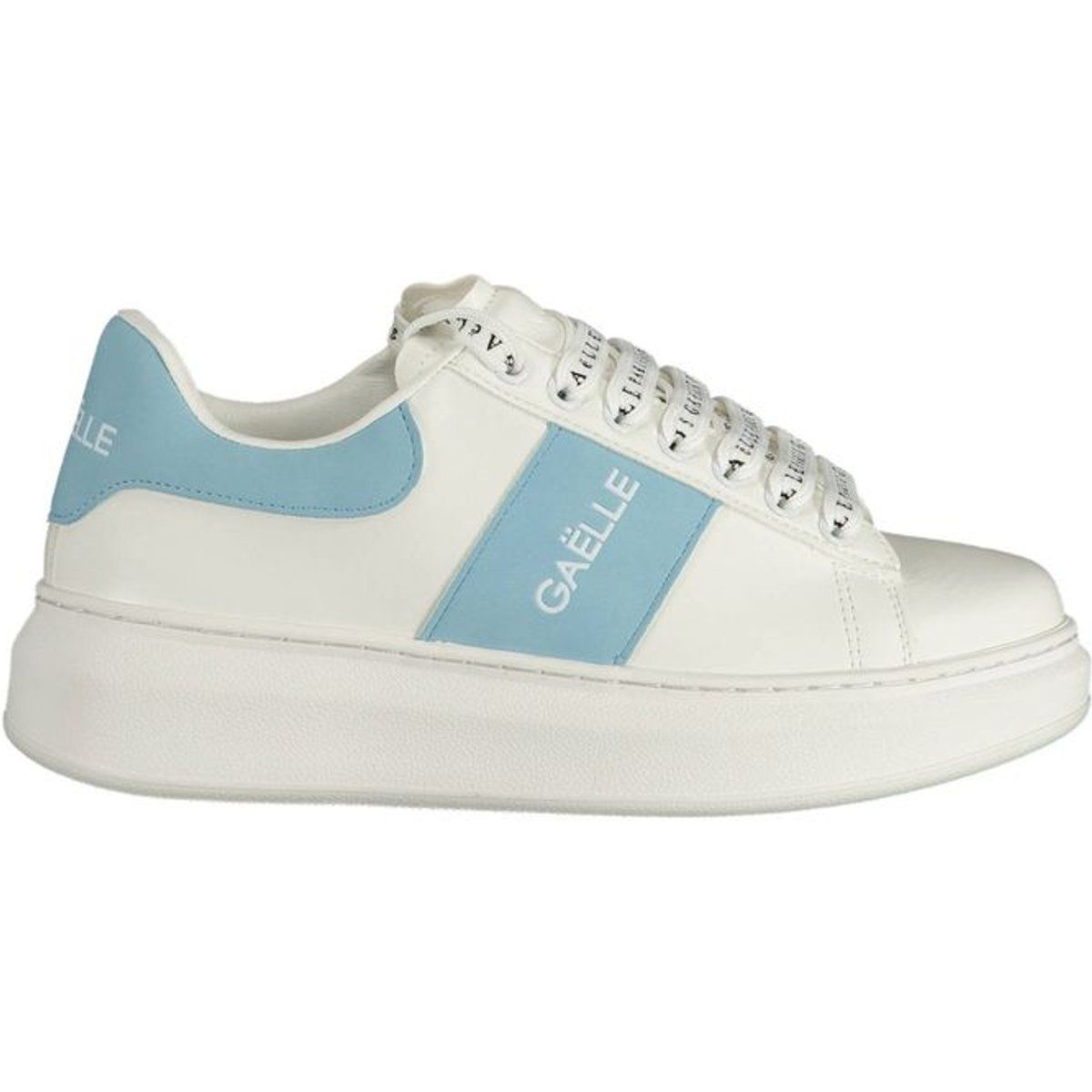 Plateau-Sneaker mit Kontraststreifen