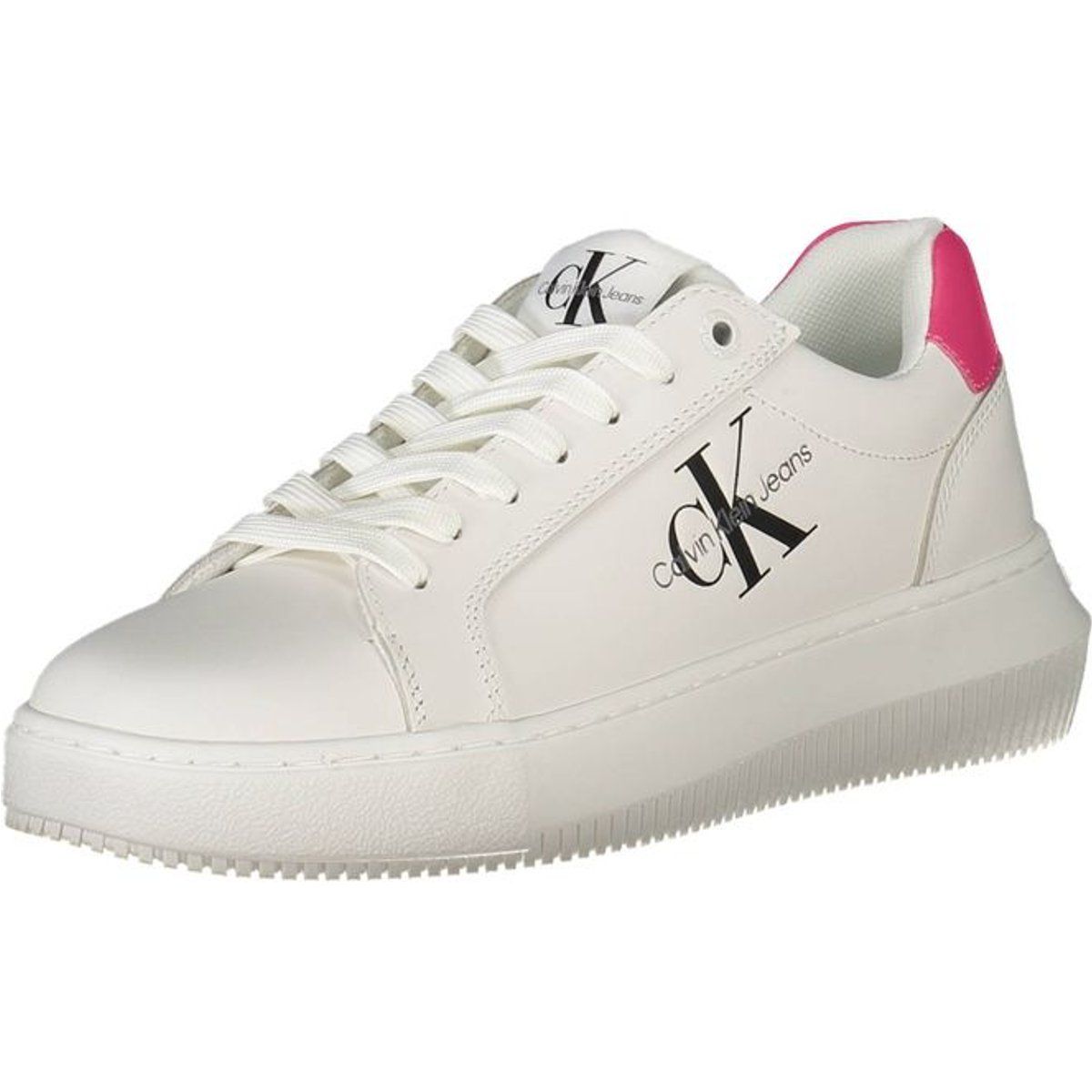 Moderne Plateau-Sneaker mit Logos