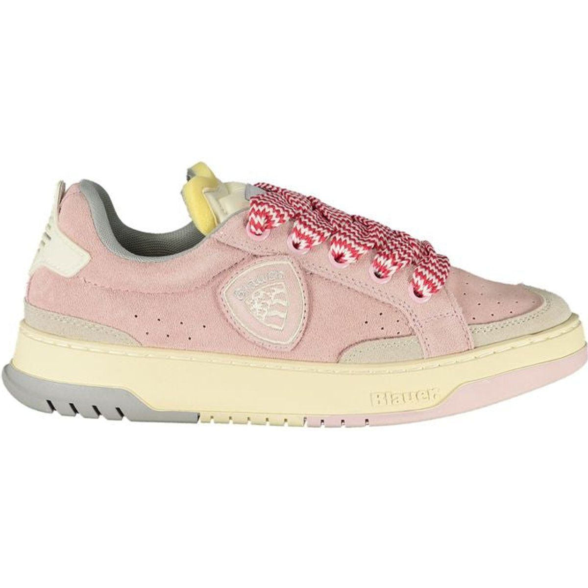 Low-Top Sneaker in Wildleder-Optik