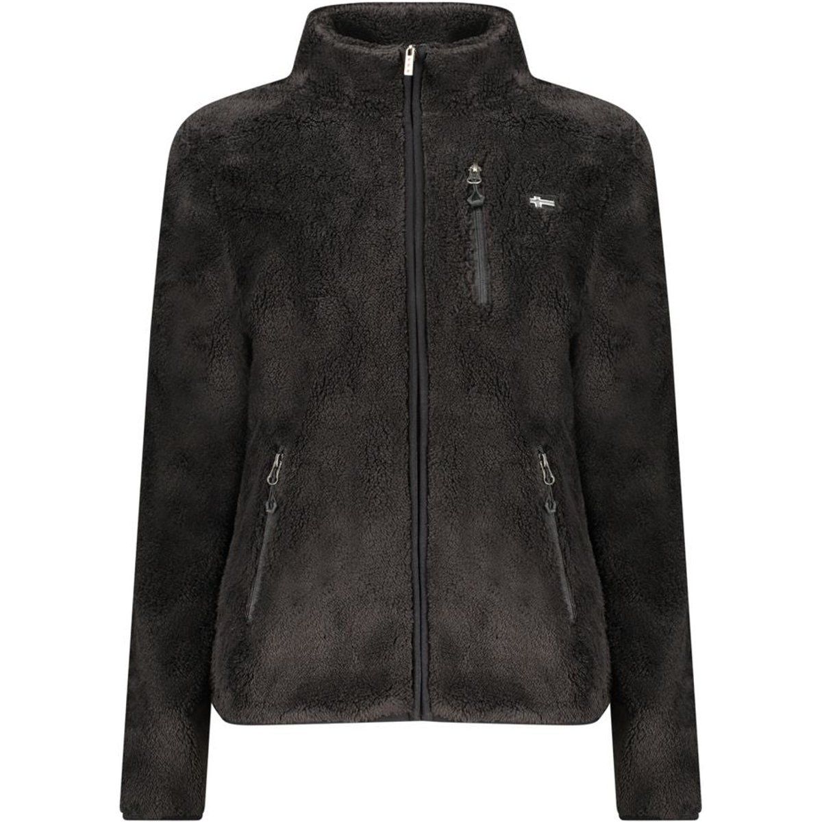 Hochflorige Fleecejacke mit Reißverschluss