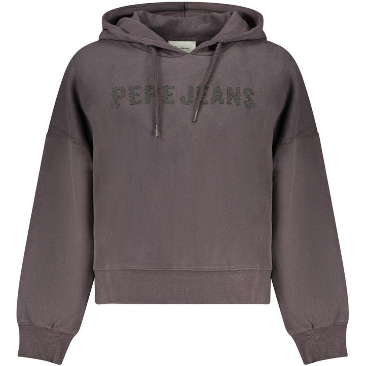 Kapuzenpullover mit Strass-Logo