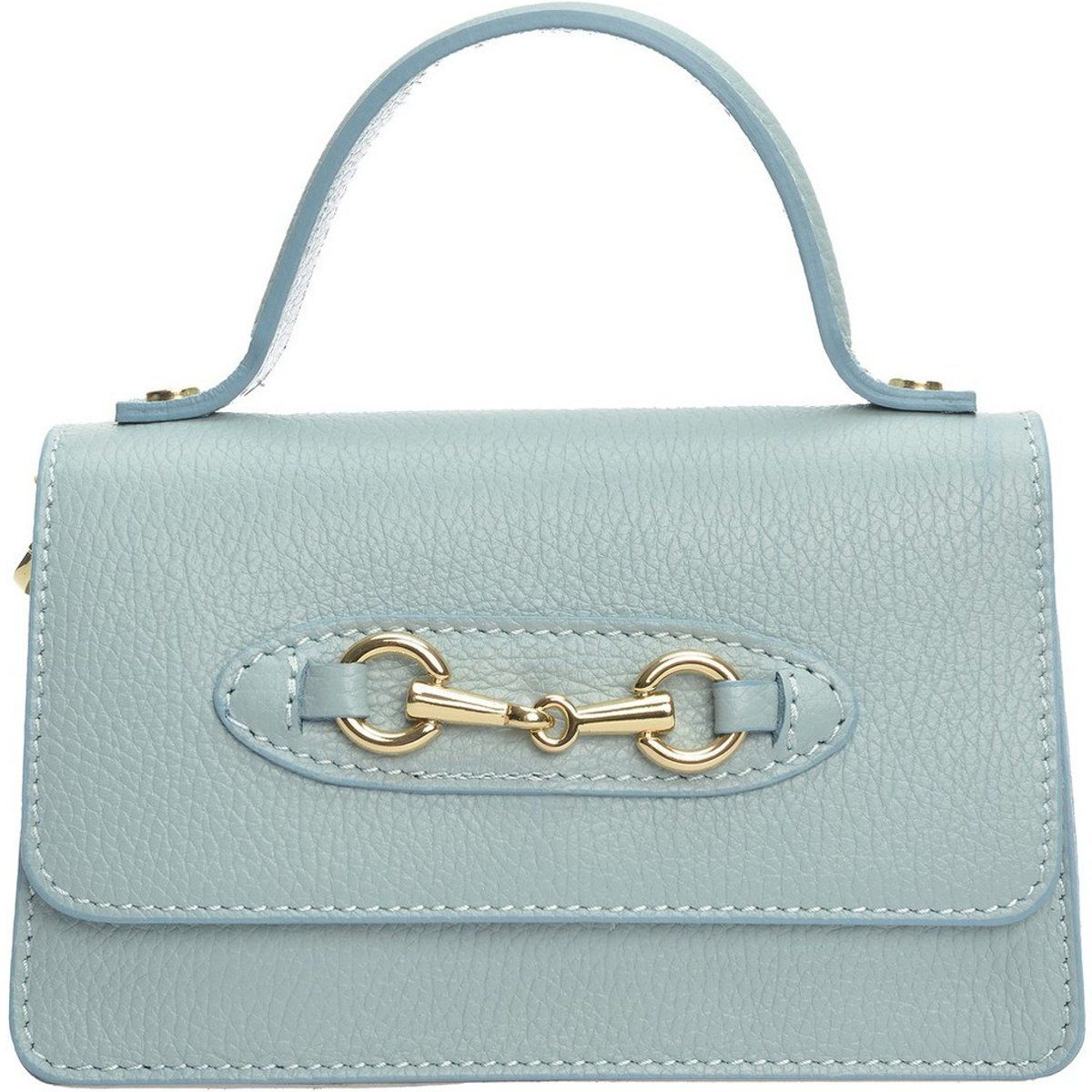Elegante Lederhandtasche mit Trensen-Detail