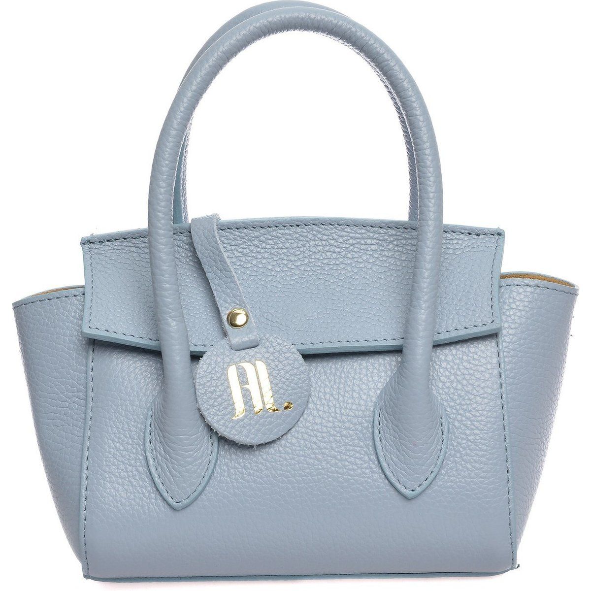 Elegante Mini-Handtasche aus genarbtem Leder