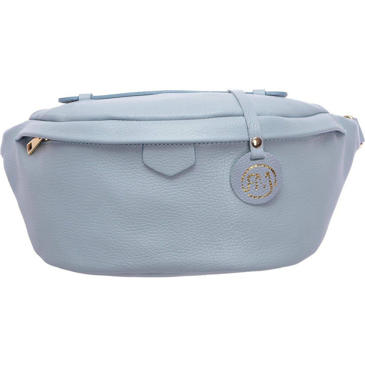 Gürteltasche aus Leder mit Anhänger