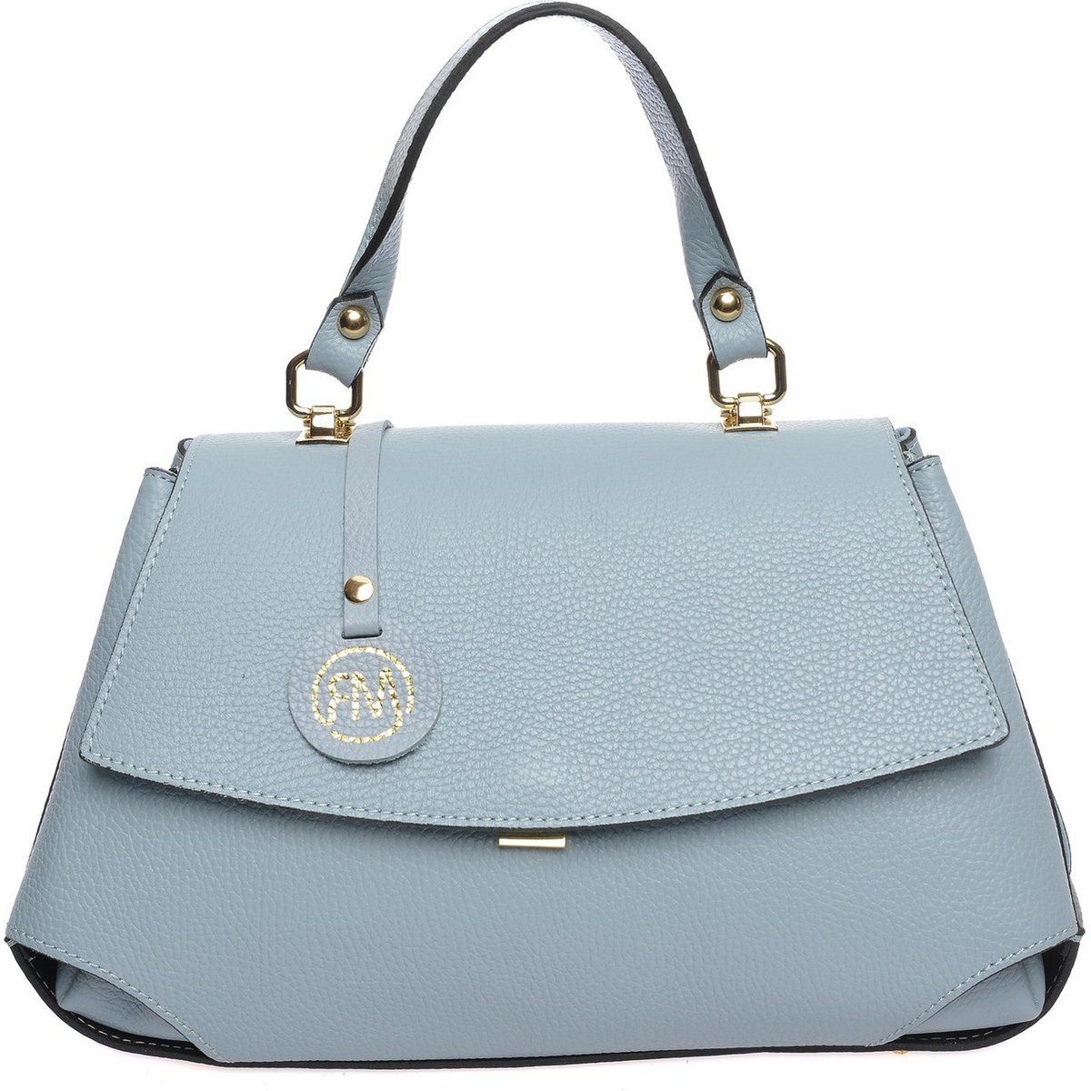 Elegante Trapez-Handtasche aus Leder