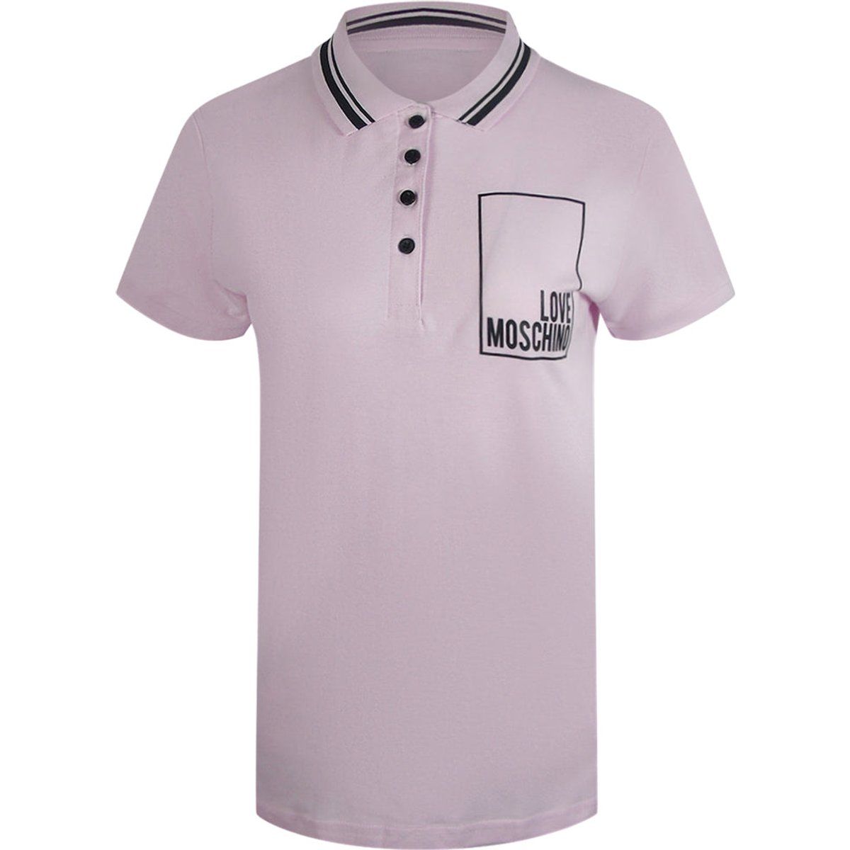 Kurzarm-Polo mit Grafik-Box
