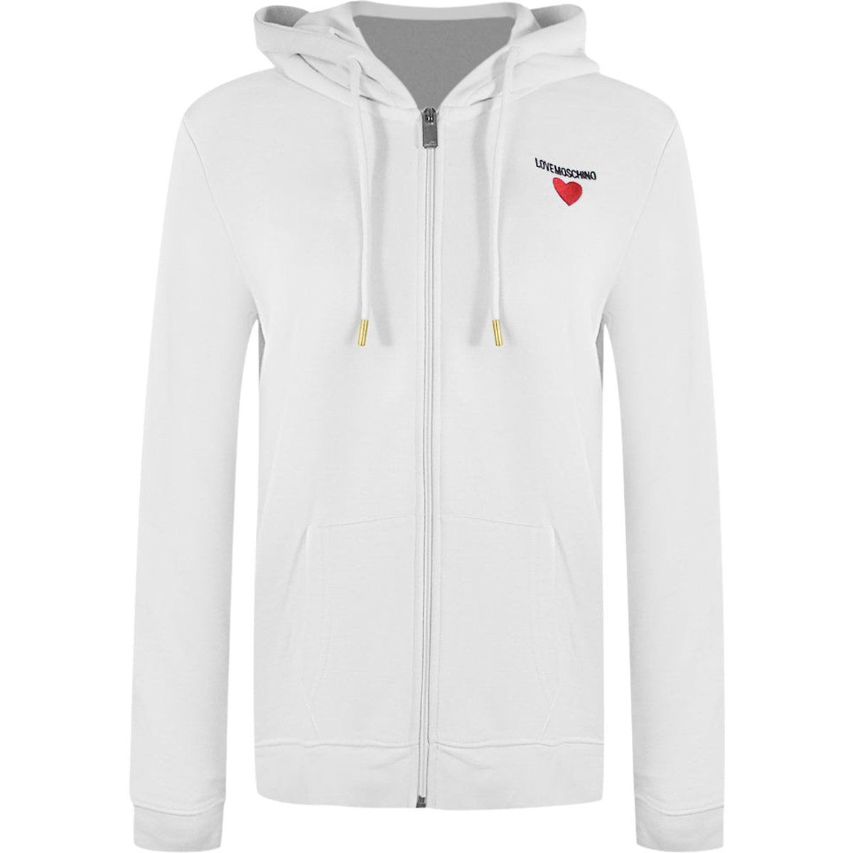 Kapuzenjacke mit Herz-Logo