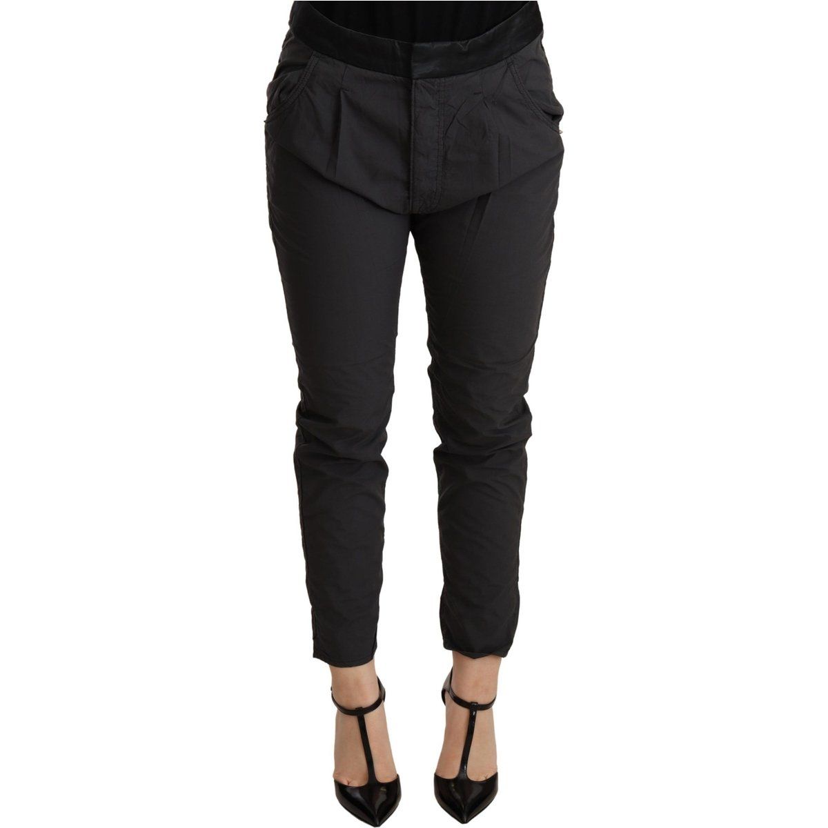 Lässige Stoffhose mit Bundfalten