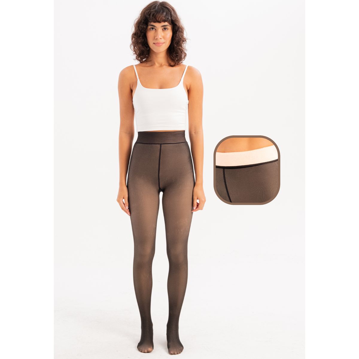 Formende High-Waist Thermo-Strumpfhose