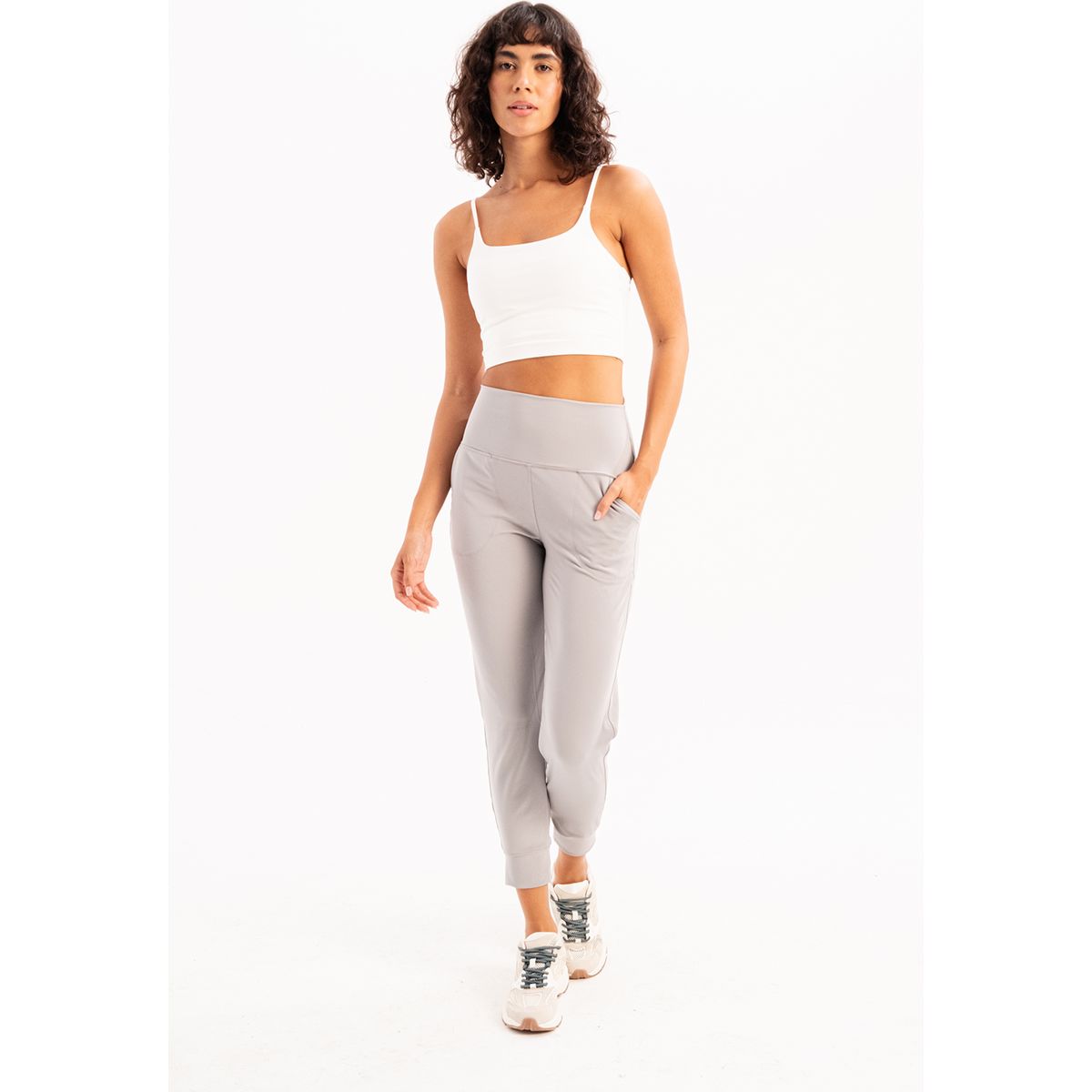 Jogginghose mit hohem Bund