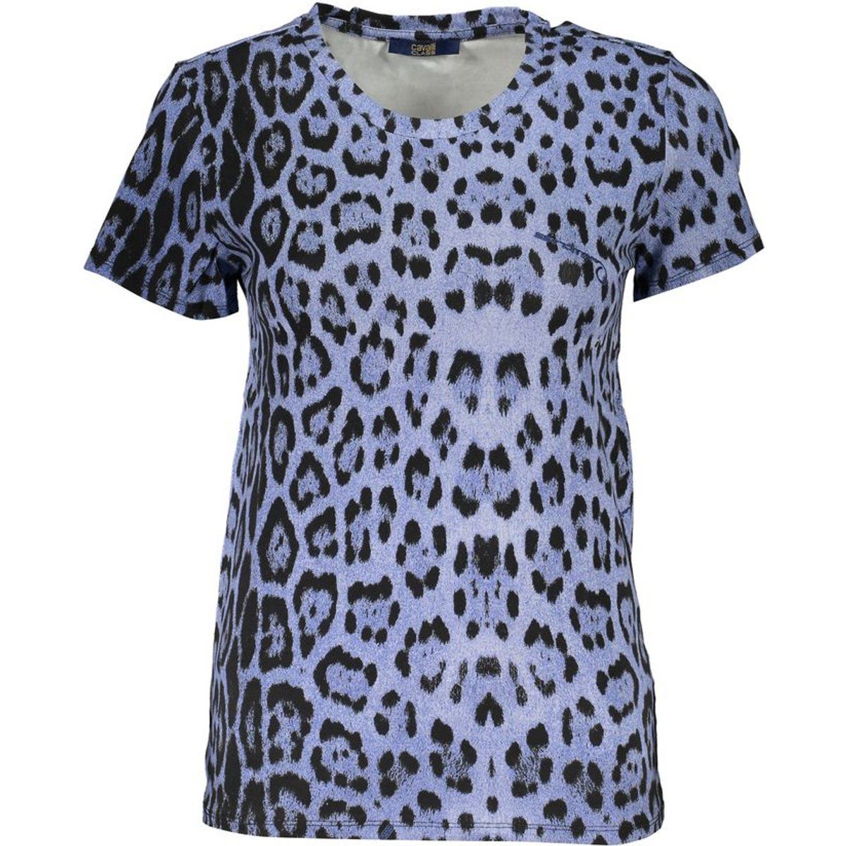 T-Shirt mit Leopardenmuster aus Baumwolle