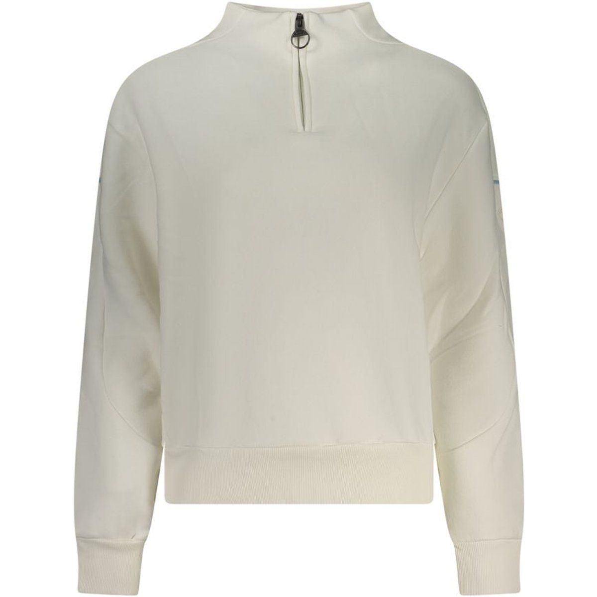 Sweatshirt mit Halbreißverschluss und Kontrastdetails