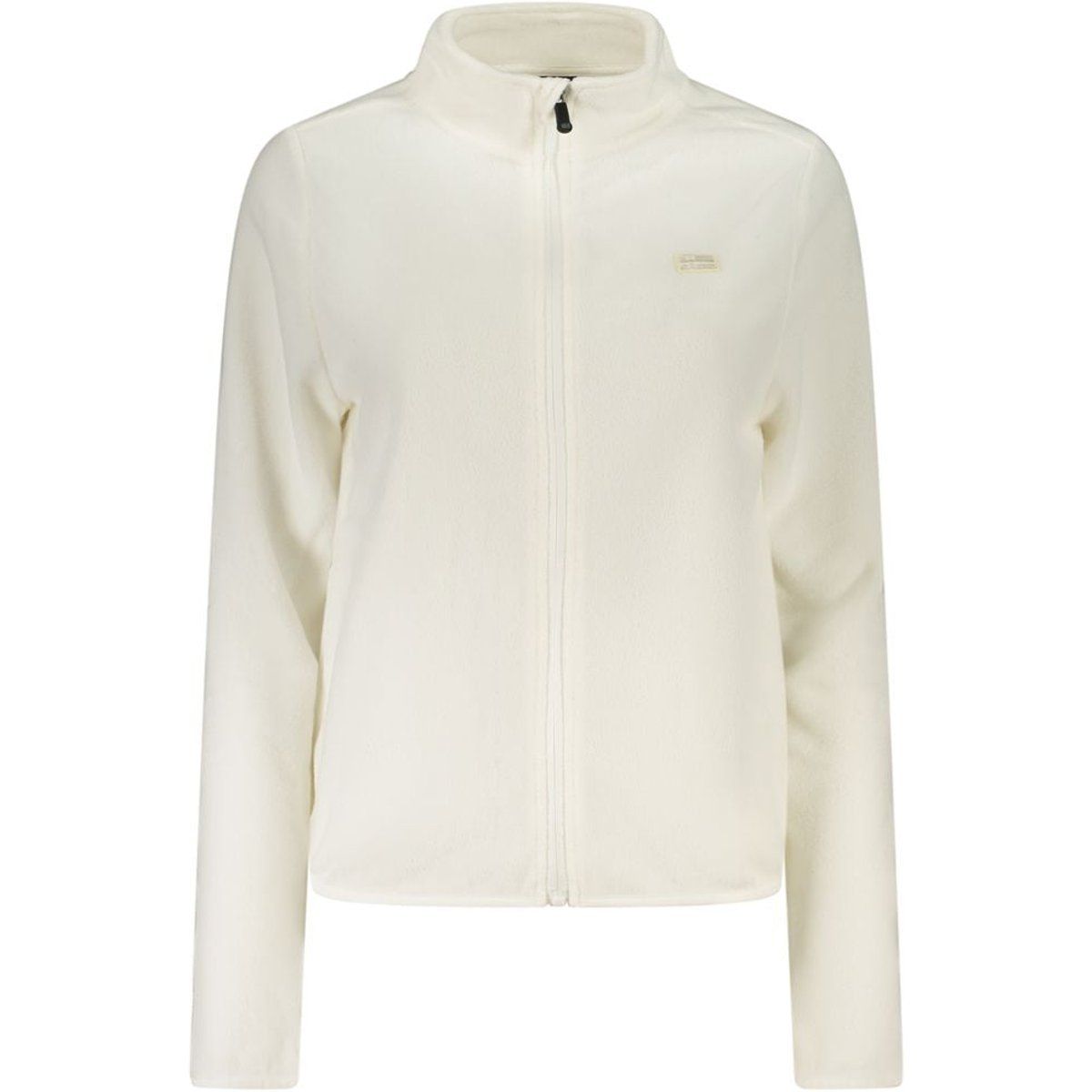 Fleecejacke mit Stehkragen und Reißverschluss