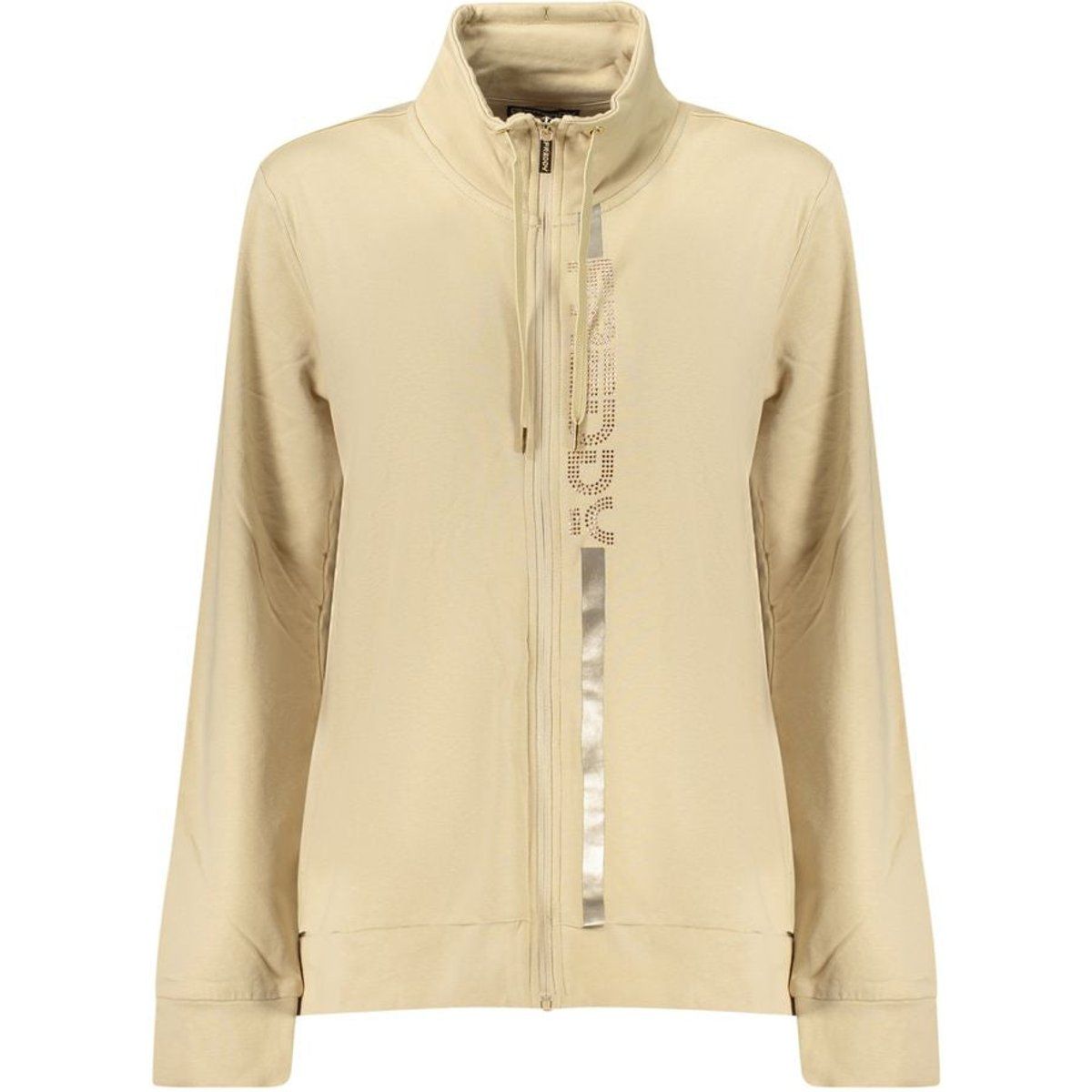 Sweatjacke mit Strass-Logo