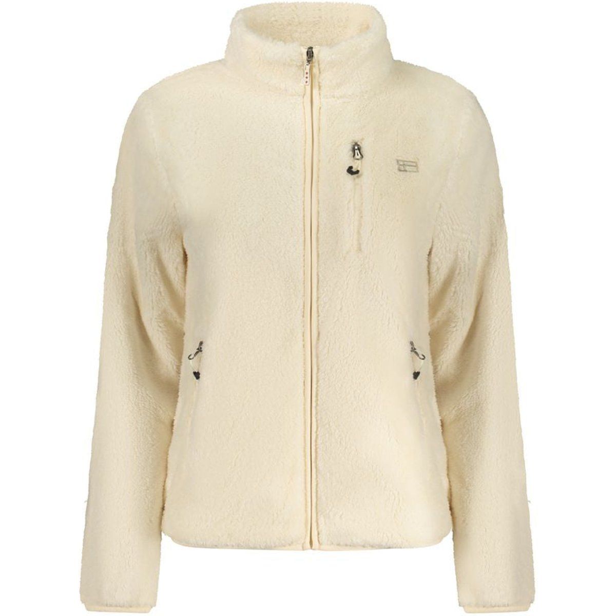 Kuschelige Teddy-Fleecejacke mit Reißverschluss