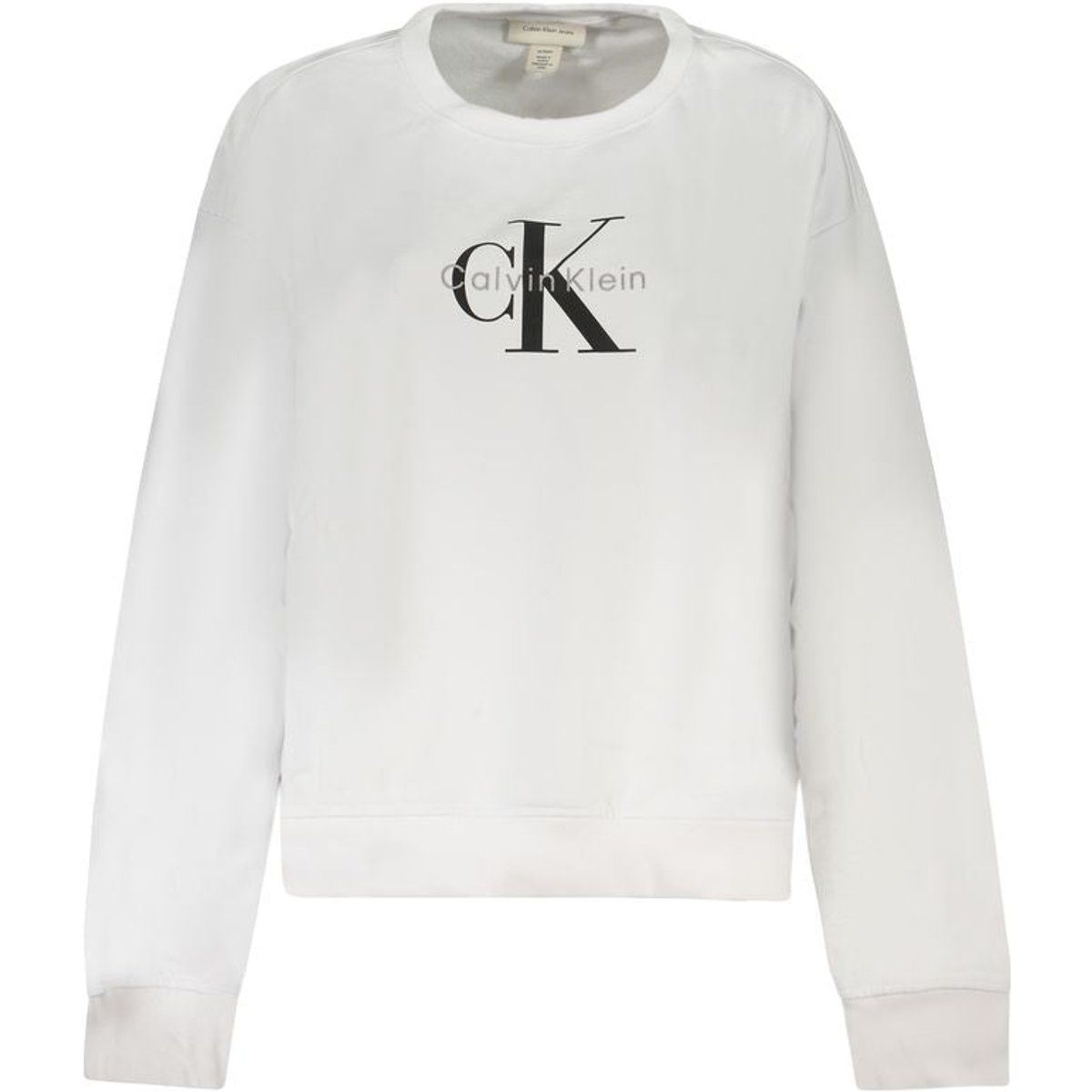Baumwoll-Sweatshirt mit Logo-Stickerei