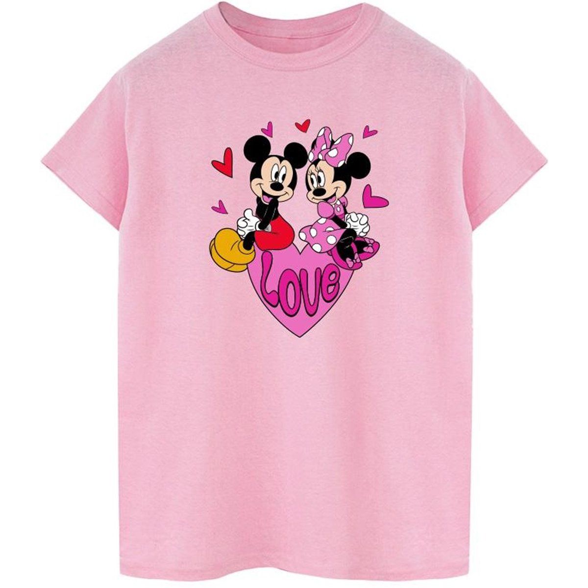 Grafik-T-Shirt mit Herz-Motiv