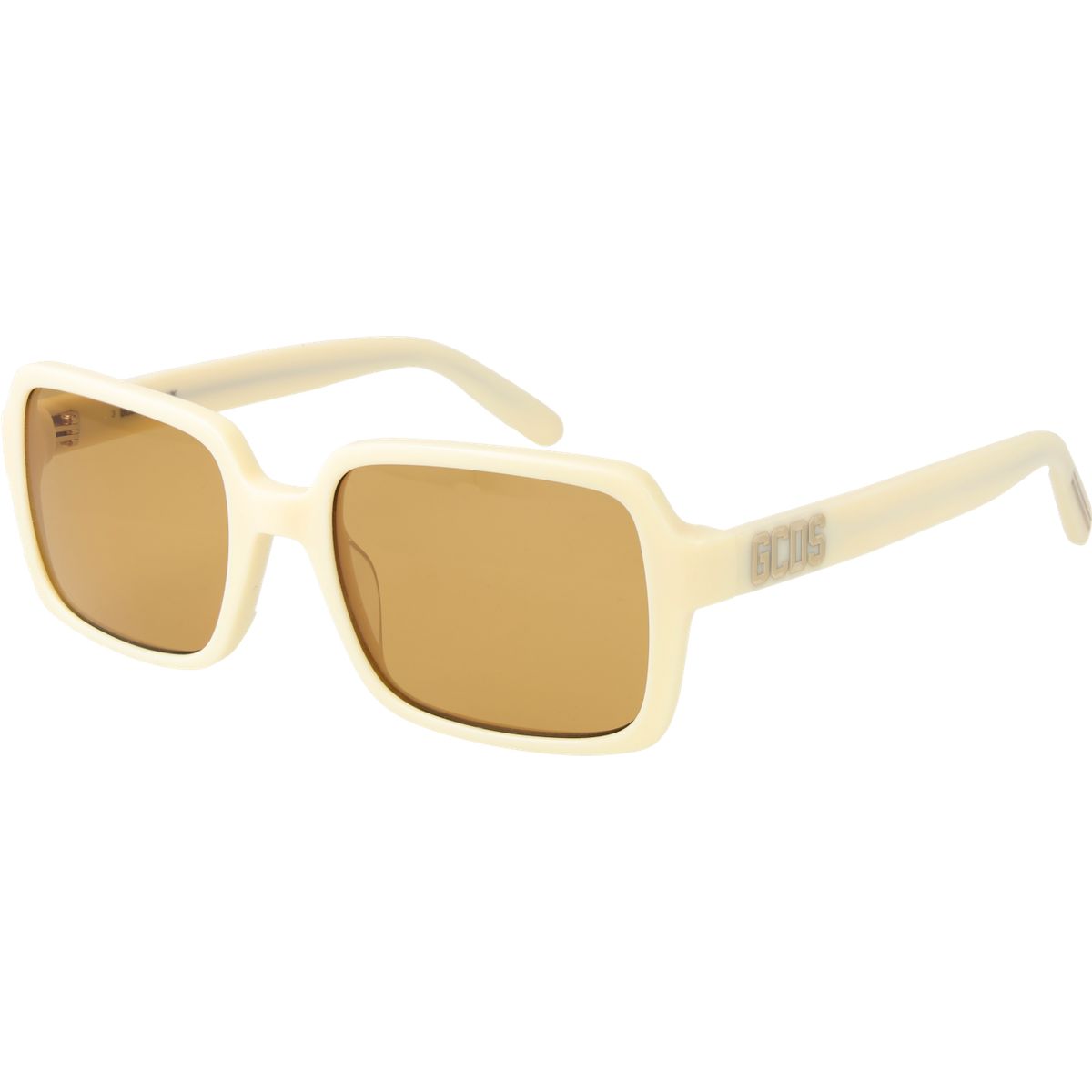 Eckige getönte Vollrand-Sonnenbrille