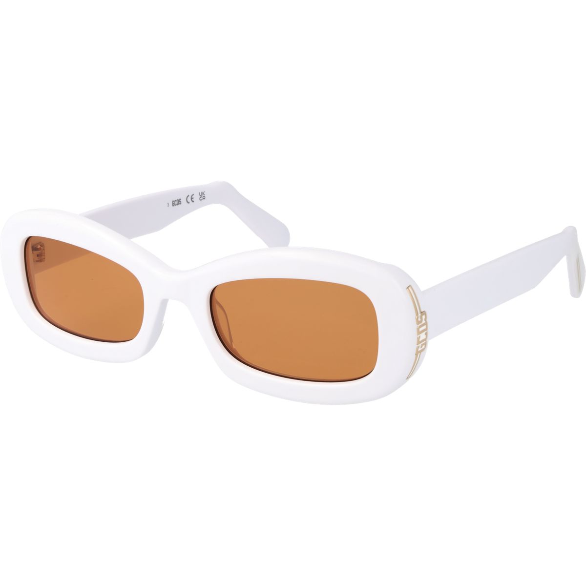 Markante Sonnenbrille in Oval-Form