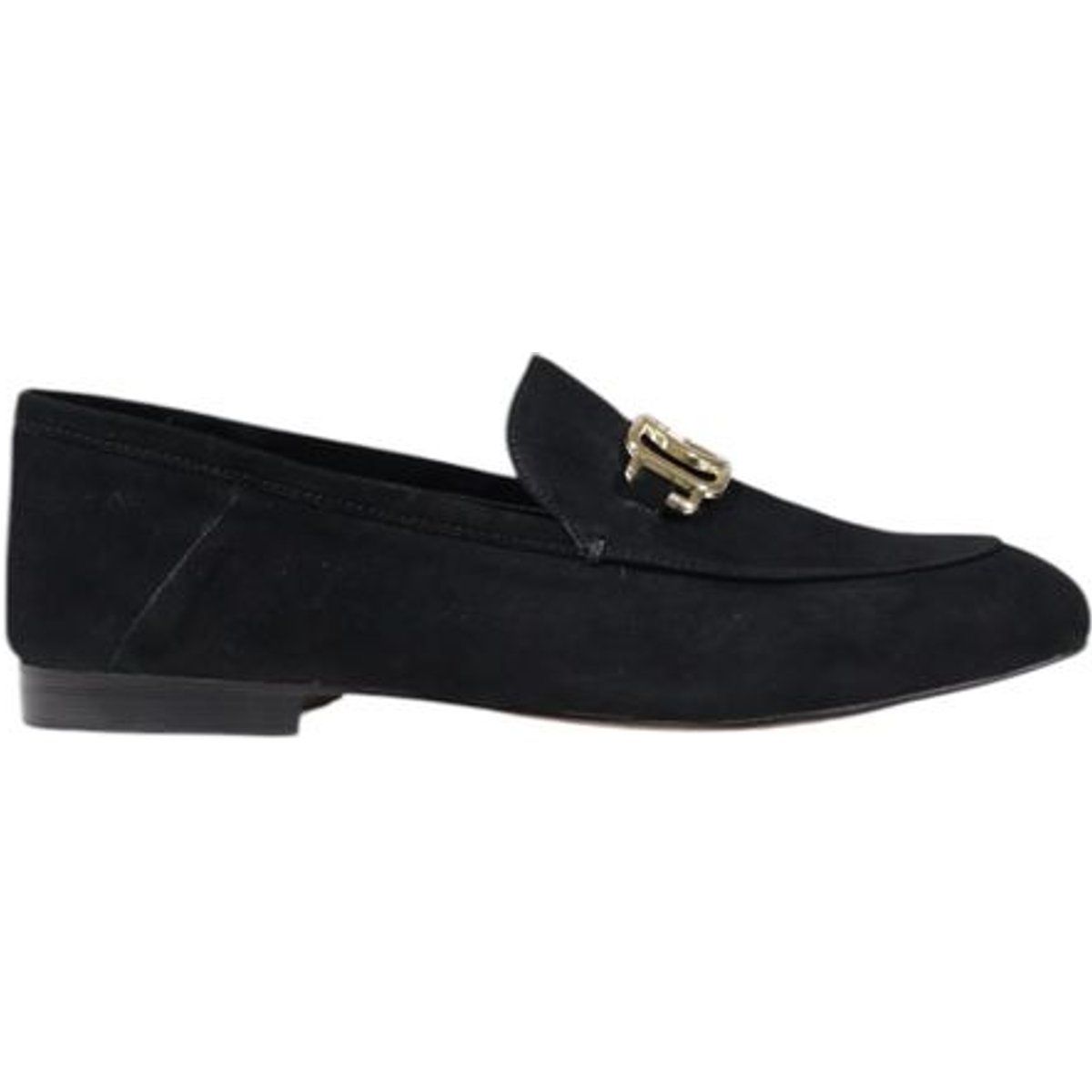 Elegante Suede-Loafer mit Logo-Detail