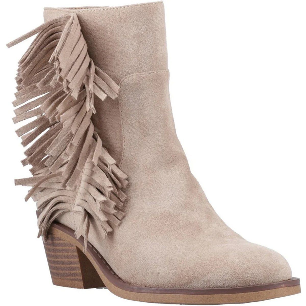 Western-Ankle-Boots mit Fransen