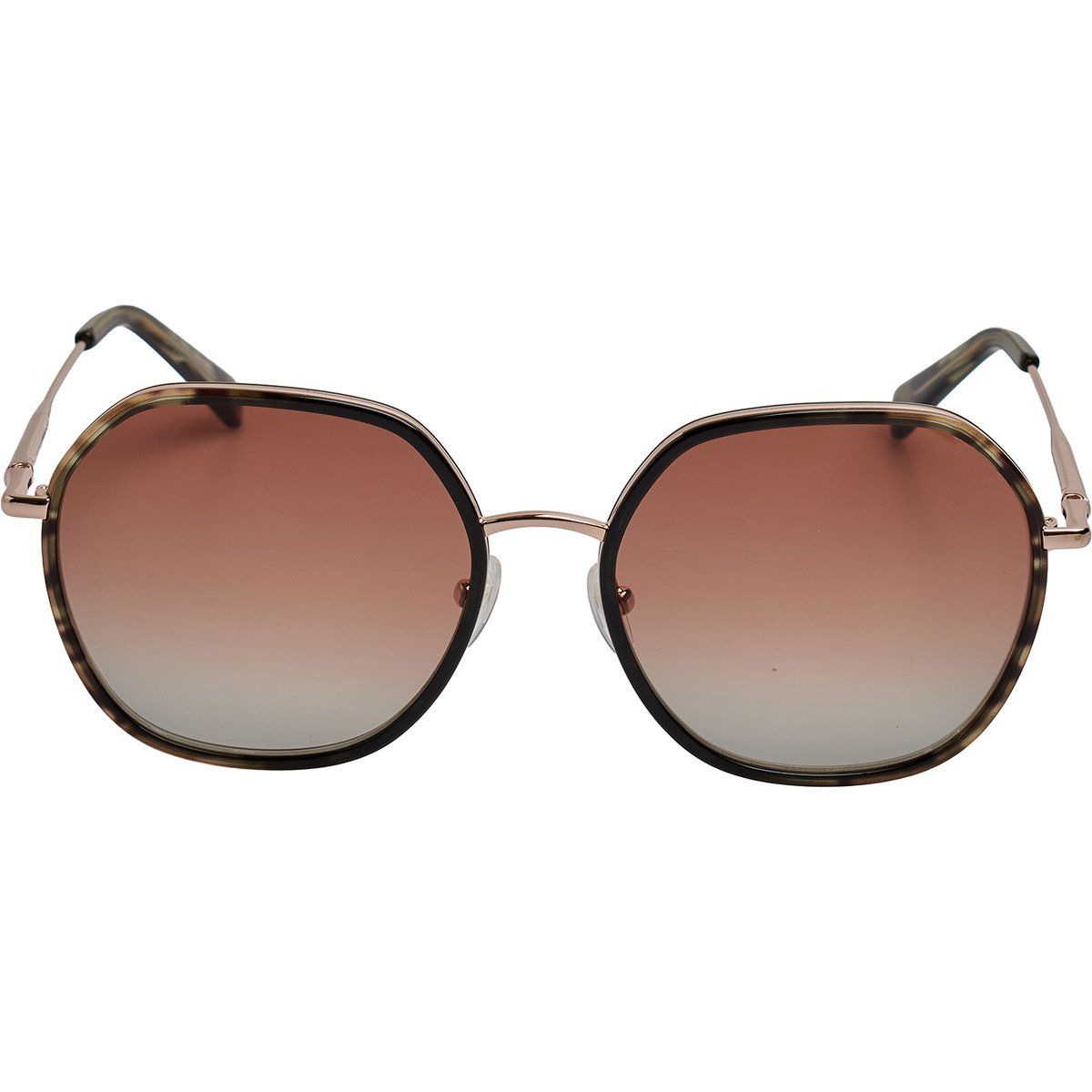 Geometrische hexagonale Gradienten-Sonnenbrille