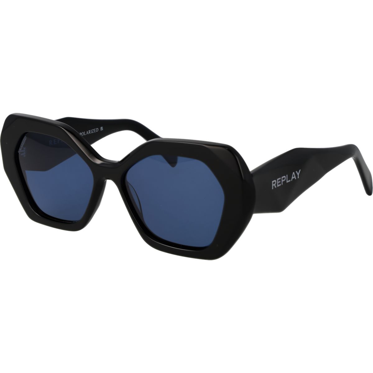 Übergroße Schmetterlings-Sonnenbrille aus Azetat