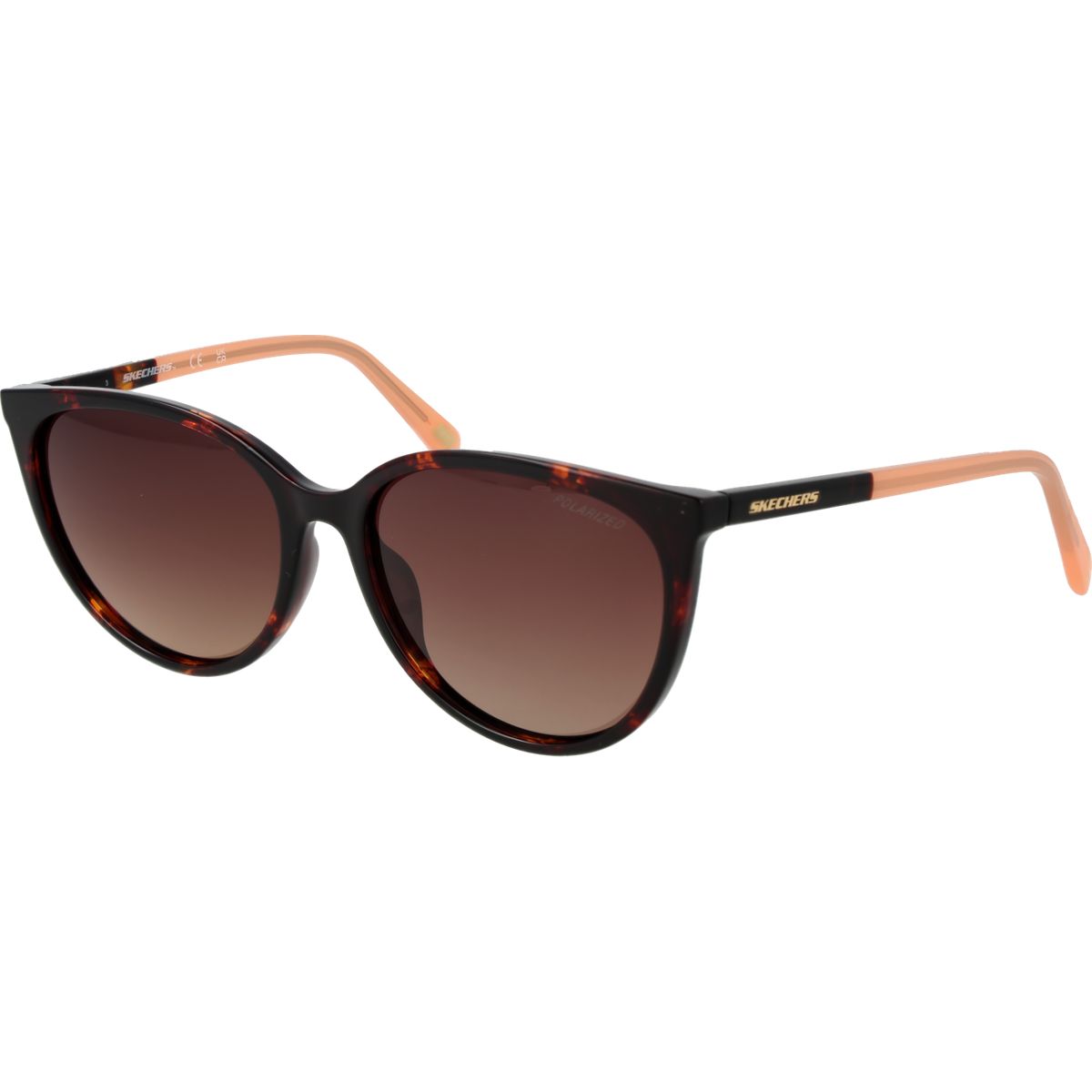 Polarisierte Cat-Eye-Sonnenbrille mit Verlauf