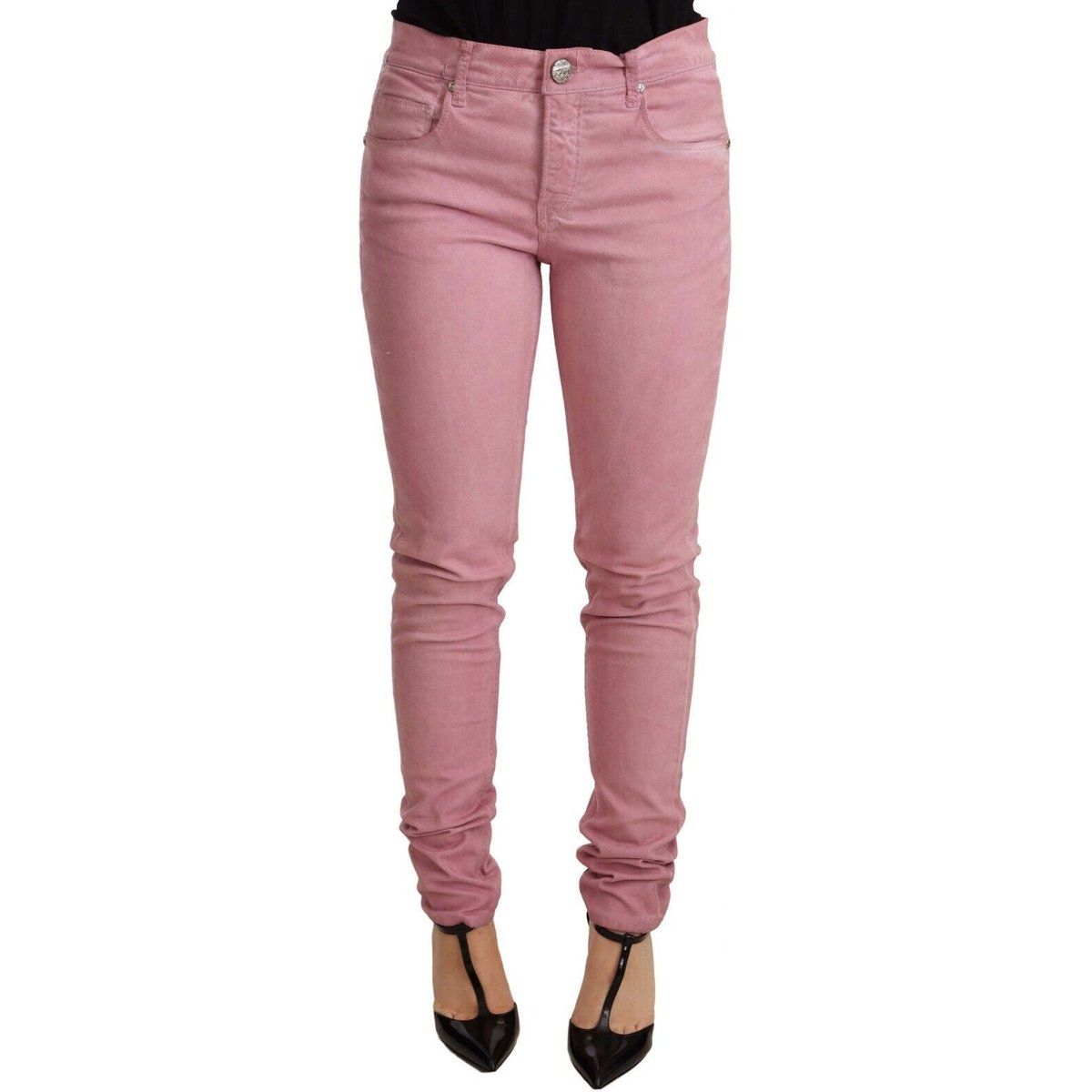 Klassische Skinny-Jeans mit mittlerer Leibhöhe