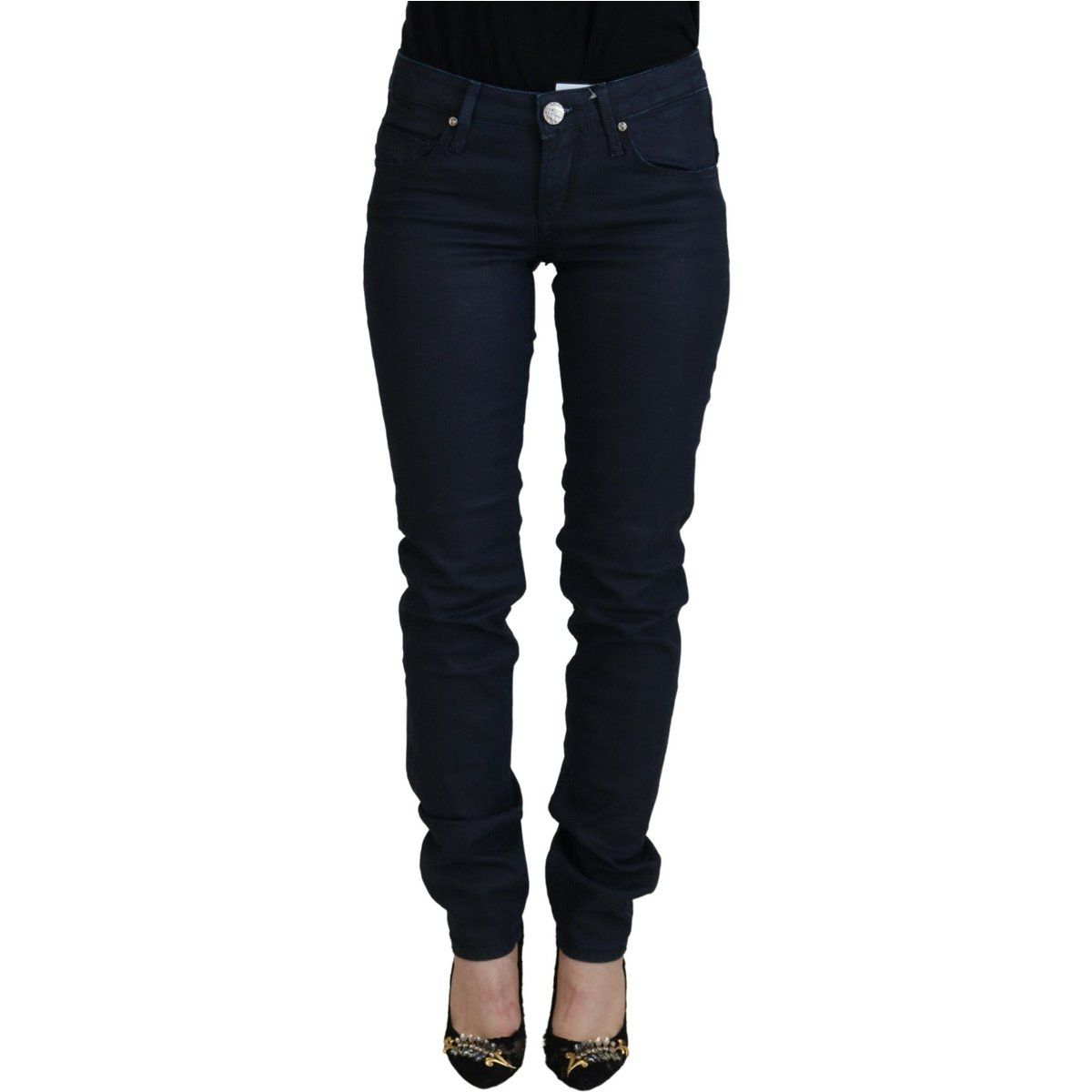 Low-Waist Skinny Denim-Jeans